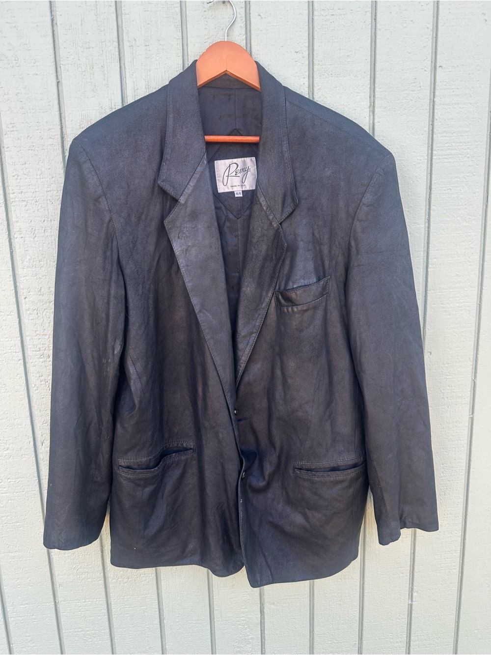 Remy Leather Men's Black Jacket